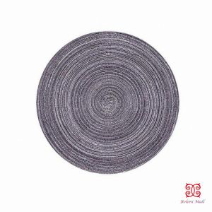 แผ่นรองจาน ทรงกลม ทนความร้อน ที่รองจานสไตล์ญี่ปุ่น กันลื่น ทำความสะอาดง่าย Round placemat