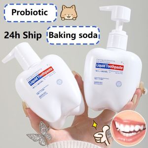 Teeth whitening Probiotic Baking Soda mint Toothpaste Removes Teeth Stains Freshen the Breath 250ML