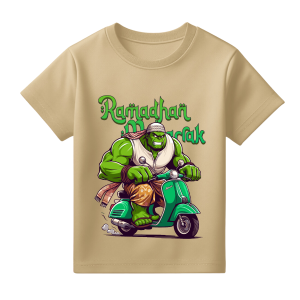 Baju Kaos Ramadhan Anak Laki Laki Muslim Karakter Kartun Hulk Lebaran Keren Usia 1 - 10 Tahun - DTF