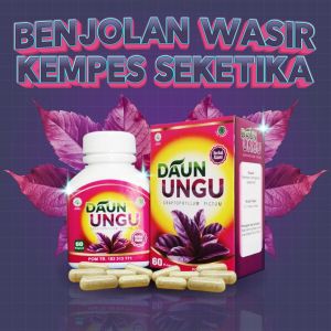 daun ungu obat wasir dan ambien benjolan luar paling ampuh BPOM