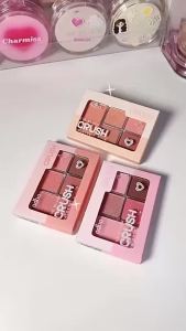 [ODBO] Bảng Phấn Mắt ODBO 5 Ô Nhũ Lì Tích Hợp Má Hồng Vỏ Trong Eye Blush Crush 6g (ODS04)