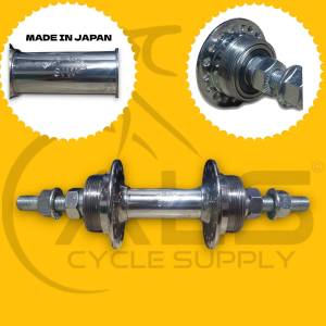 REAR HUB 10G 36 HOLES SEALED BEARING DOUBLE THREAD HEAVY DUTY MADE IN JAPAN - FOR BICYCLE