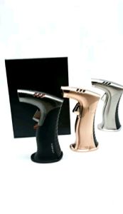 Jobon ZB-688  Jet Flame Lighter (Silver)