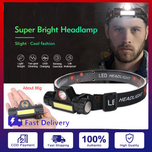 Super Bright Headlight LED Headlamp XPE COB Waterproof Camping Head Light Rechargeable Outdoor Bike Jogging Torch Headlamp Lampu Kepala 户外爬山灯