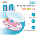 Dr.isla gunting kuku elektri untuk bayi yang di cas Baby Set Nail Trimmer / Gunting kuku Bayi Elektrik 6 in 1 Alat Menicure Pedicure Baby Nails Trimmer Gunting Kuku Bayi & Dewasa Nail Buffer Pengkilap Pengikir Kikir Kuku BYM03. 