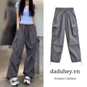 Quần Dài Ống Rộng Phong Cách Đường Phố Cá Tính Cho Nữ-XMTĐ-mã 005