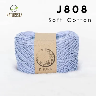 [Ship From KL] 4 PLY Soft Cotton Yarn Blue Tone KHUNN 100% Premium Grade Cotton Rope Silk