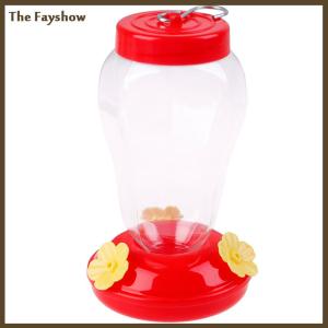[The Fayshow] Field Feeding hummingbird bottle garden outdoor plastic flower iron hook Feeder