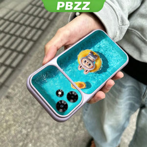 PBZZ Case for infinix hot 30 play hot 30i hot 40 play hot 40 5g phone casing Softcase Silicone shockproof Cover new design aesthetic cute purple for girls Cartoon swimming KNYC2