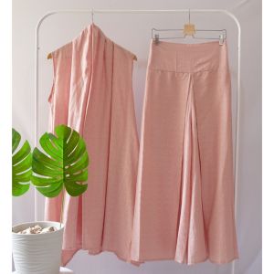 ONE SET BATIK DOBY MODERN SETELAN CELANA PANJANG BATIK SET BATIK KULOT BATIK KONDANGAN BATIK DOBY HIGHWAIST PANTS BATIK PESTA BATIK POLOSAN