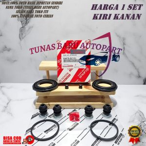 KIT KALIPER KIT KARET REM CAKRAM DEPAN TOYOTA ALYA MATIK 1SET UNTUK 2RODA