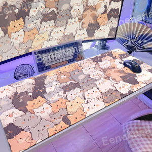 Large Kawaii Gamer Mouse pad Cute Japanese Cat hakimi Mouse Pad Art DeskMat Computer Gaming Accessories Carpet 900x400 Play Mats2026