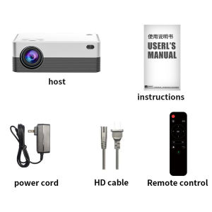 Mini Projector 1080P Full HD 4K Android 10.0 Projector Portable Beamer 8000 Lumens Home Cinema Classroom Office WiFi Wireless Mirror Screen Bluetooth HMDI Mobile TV