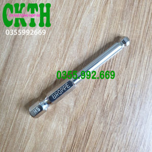 (Bán Lẻ) Mũi Lục Giác Bi Bóng BROPPE Chuôi Lục Giác Đầy Đủ Kích Thước Cho Khoan Pin Khoan Điện
