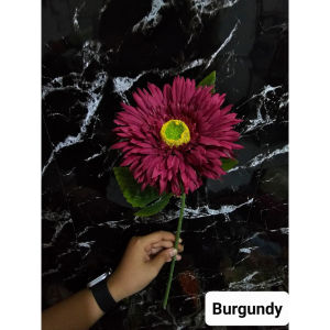 Buket Bunga Garbera Daisy Panjang Dekorasi Hiasan Artificial Pernikahan Decorasi