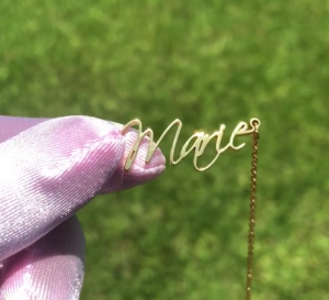 Kalung Nama Gold 24K Berlapis Emas
