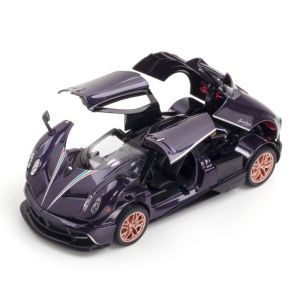 1:32 sound and light pull back car model simulation alloy sports car model childrens toy ornaments collection Pagani