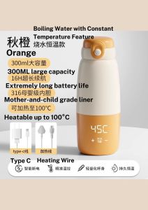 Portable Constant Temperature Baby Insulated Travel Hot Water Kettle Wireless Heater