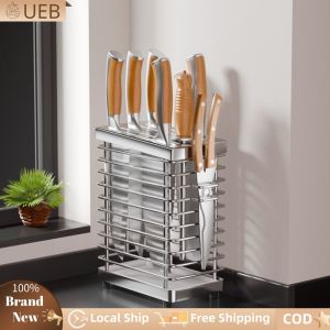 Stainless Steel Chef Holder with Anti-Slip Base Durable and Space Saving Kitchen Organizer