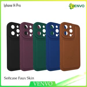 VENVO - VV26 Softcase Faux Skin Iphone X XR XS Max 11 11 Pro 11 Pro Max 12 12 Pro 12 Pro Max 13 13 Pro 13 Pro Max 14 14 Pro 14 Pro Max