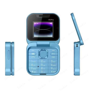 Original I16 Pro dual-card flip phone with a keypad easy-to-carry button phone mini spare phone