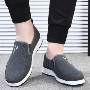 QDshop มาใหม่ แนะนำ รองเท้าผ้าใบลำลอง ผู้ชาย ไม่มีได้ได้แล้วป่ะ มาใหม่ ทรงสวย แบบสวมสลิปออน ไร้เชือก เท่ม๊าก ใส่ง่าย ใส่สบาย มี 3 สี เลือกเล๊ยยย