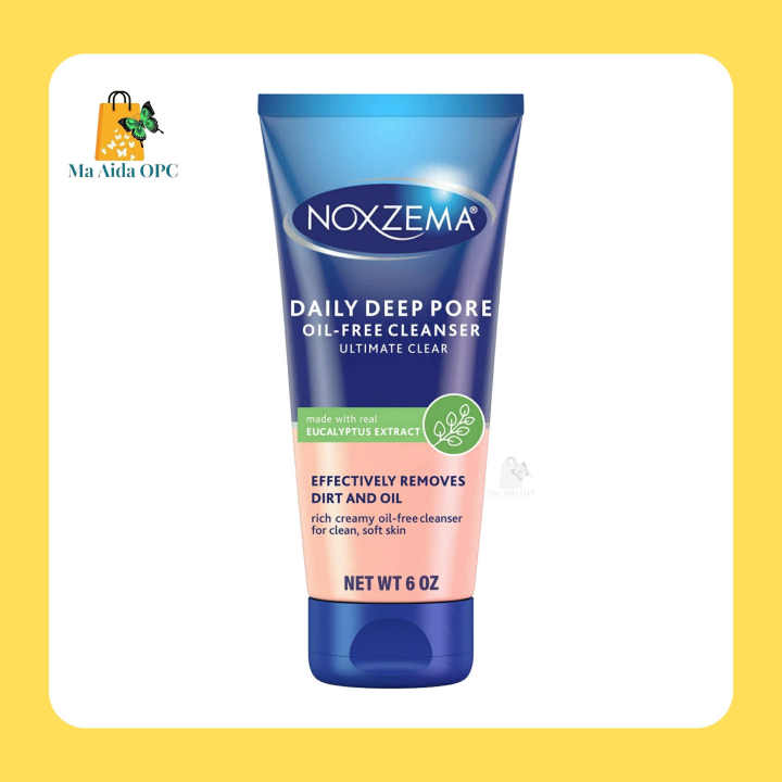 Noxzema%20Deep%20Pore%20Facial%20Cleanser%20Cream,%20Daily%20Face%20Cleansing%20for%20All%20Skin%20Types%206%20OZ%20-%20Image%202