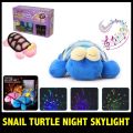 Musical Snail Twilight Turtle Night Sky Constellations starry Ceiling Night Light. 