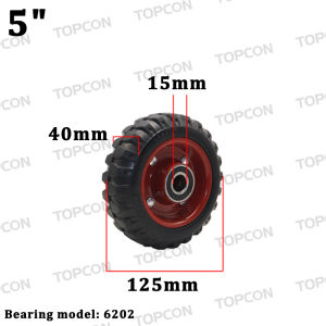 Heavy Duty Rubber Wheels For Trolleys Wheelbarrows 5INCH/ 6INCH / 8INCH / 10INCH