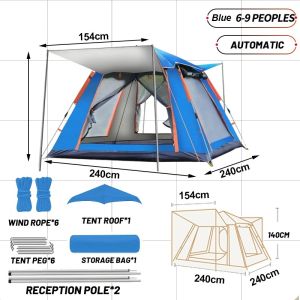 Outdoor Camping Tent Waterproof Camping Tent camping tent Waterproof Family Two Rooms Tent Outdoor 12-24 people camping tent backpack tent outdoor