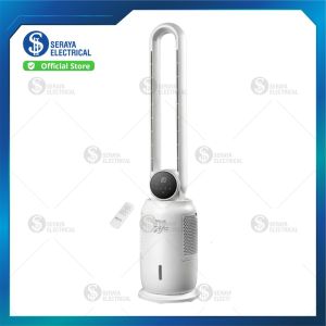 Milux Remote Control Bladeless Fan with Air Cooler MBF35AC