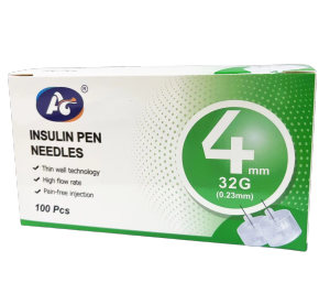 KKM Approved AC Jarum Insulin 4mm & 5mm 32G Insulin Pen Needles 100s