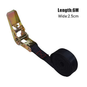 2/4/6/10M Truck Binding Strap Tightener Small Ratchet Tightener Self-Locking Rope Tightener Cargo Packing And Fixing Strap Airplane Strap
