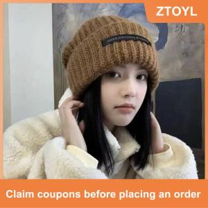 【ZTOYL】 Solid Color Hats Autumn Winter Warm Cap For Women Girls Simple Outdoors Warm Caps Fashion Versatile Daily Casual Caps Gifts