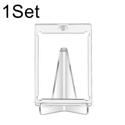 Dizoey 1/10Set 35Pt Strong Magnetic Card Holders Case Clear Acrylic Stands for Kpop 3inch Sports idol Photo Card Trading Display Sleeve