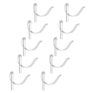 10pcs đàn hồi Máy Fastener pins bề mặt nhẵn thép không gỉ khớp nối bu lông cho Trailer jacking mịn hoàn thiện