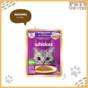 Whiskas Pouch Adult All Varian 80gr Makanan Basah Kucing Untuk Usia diatas 1th