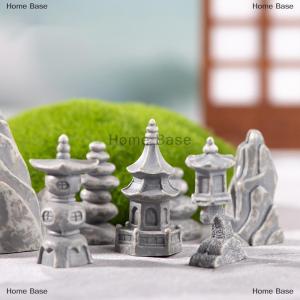 [COD] Home Base Rockery Stone Tower House Mini Home Decor Miniature Fairy Garden Ornaments Decoration Accessories Crafts