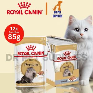 85g 12 Pouches Box Royal Canin Adult Persian Cat Cats Wet Food Pouch Feline Breed Nutrition