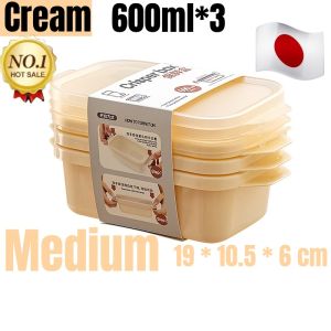 3PCS Fresh Keeping Box  Food Storage Container Food Keeper With Cover food tray with sealed lid Food Grade PP Material Microwable refrigerator Food container  Food Storage crisper kitchen organizerLarge-capacity Thickened for meats fruit vegetables snacks