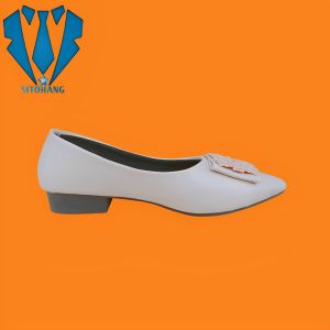 Sepatu Flat Wanita Ujung Runcing Hak Rendah Slip On Formal Kerja Elegan