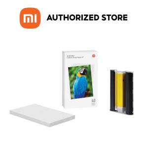 (NEW) Xiaomi Instant Photo Paper 6" (40 Sheets) ชุดกระดาษพิมพ์ภาพถ่าย ขนาดคลาสสิก 6 นิ้ว ช่วงสีกว้าง ป้องกันภาพจาง