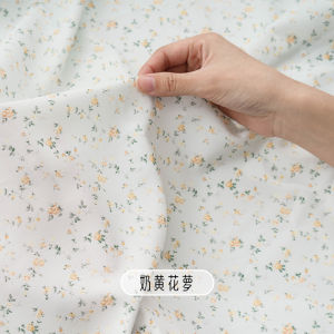 Soft Floral Printed Chiffon Fabric For Summer Womens Dresses Childrens Clothing Handmade DIY Fabric TJ7500