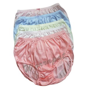 กางเกงในผ้าไนล่อน  ยางเเบน ยางเส้นใหญ่ใส่สบายๆ ไม่เจ็บเอว ใส่สบาย มี 5 ไซส์ให้เลือก