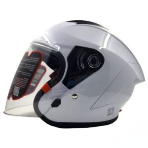 FORCE Helm Half Face SNI X1 Warna Solid Polos Fitur Anti Maling Interior Premium