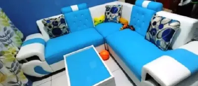 Sofa L sudut type angsa + meja