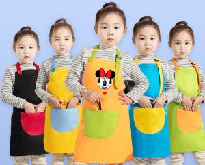 [SG Seller]Kids Apron | Painting Apron | Baking Apron | Waterproof Apron
