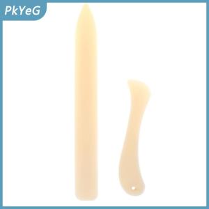 PkYeG 2 cái xương thư mục công cụ thủ công da ghi bàn Gấp Giấy phụ kiện