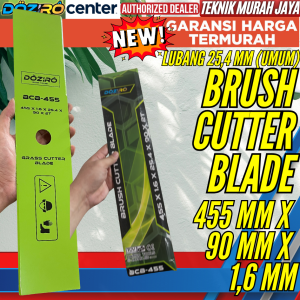 DOZIRO Mata Pisau Potong Rumput 45 CM Brush Cutter Blade 455x1.6x90mm Pisau Mesin Potong Rumput