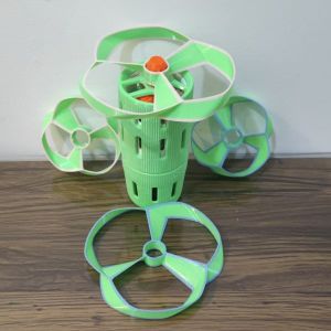 3D Printed Cool Propeller Mini Bamboo Dragonfly Toy Endless Creative Play for Kids Parent-Child Interactive Toy Ages 6+ ﻿